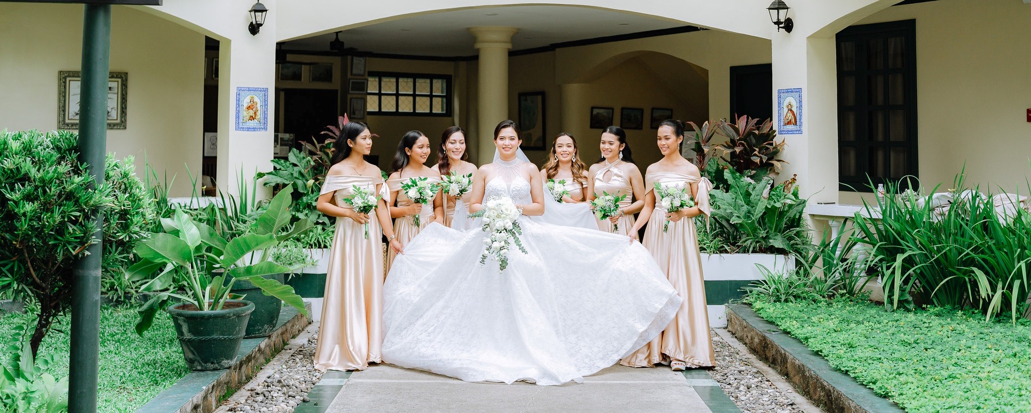 Beautiful wedding dresses and bridal gowns for rent in Dumaguete City by Gowns To Go, perfect for your wedding day